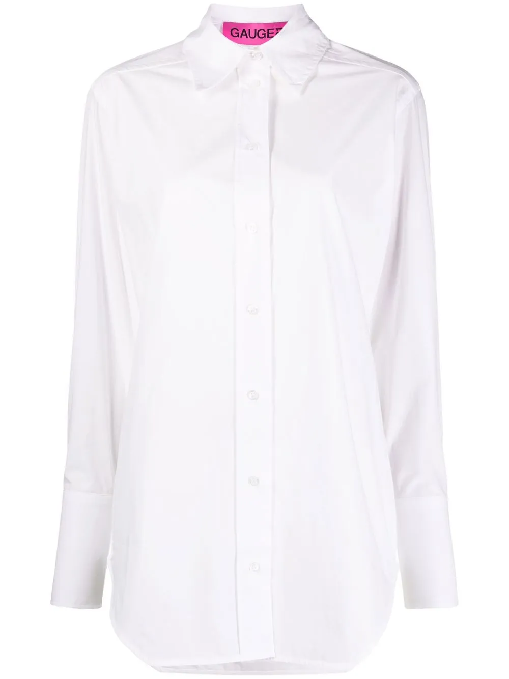 

GAUGE81 slit-back long-sleeve shirt - White