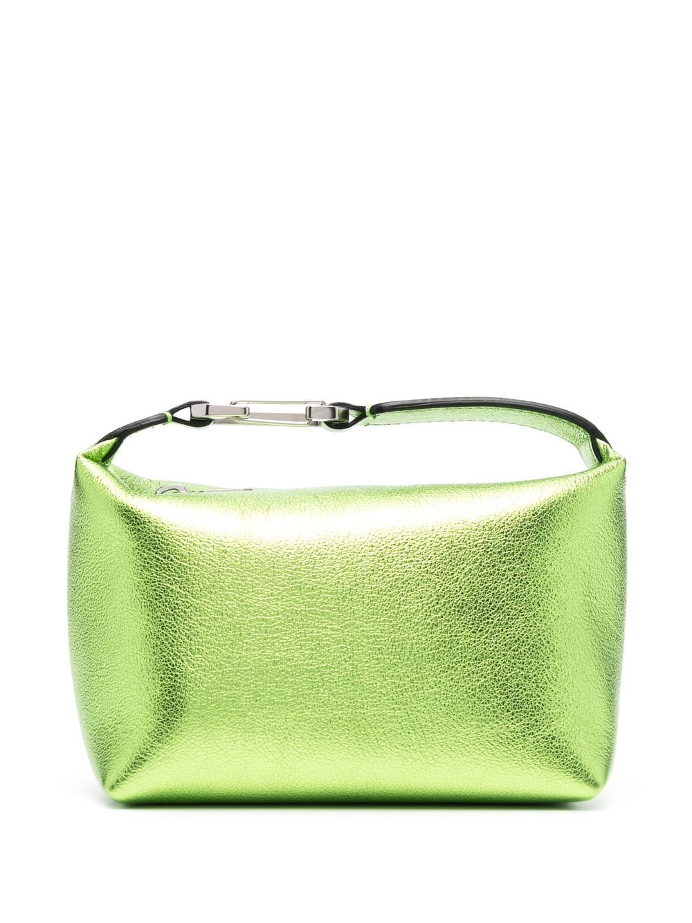 Moon metallic-leather bag