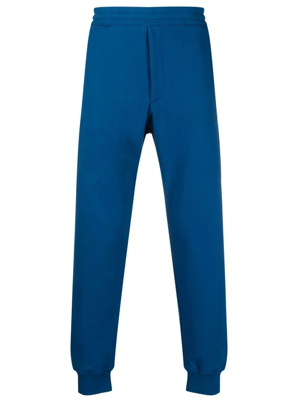 

Alexander McQueen logo-tape cotton track pants - Blue