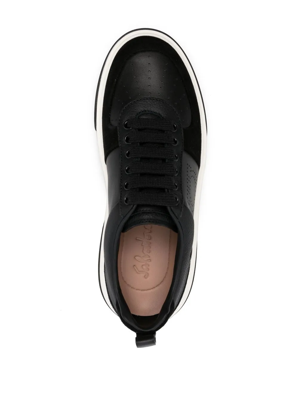 Ferragamo Gancini two-tone Sneakers | Black | FARFETCH
