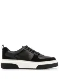 Ferragamo Gancini two-tone sneakers - Black