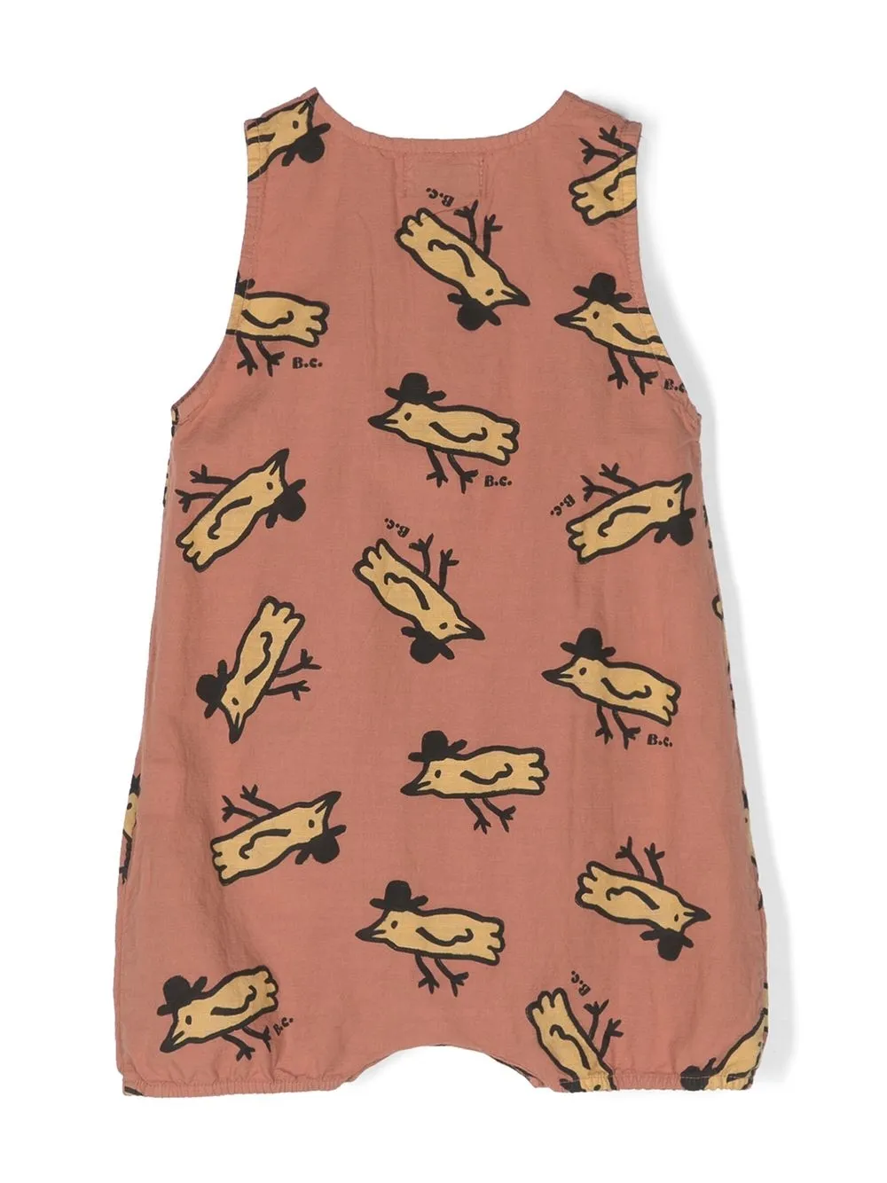 

Bobo Choses illustration-print sleeveless romper - Brown