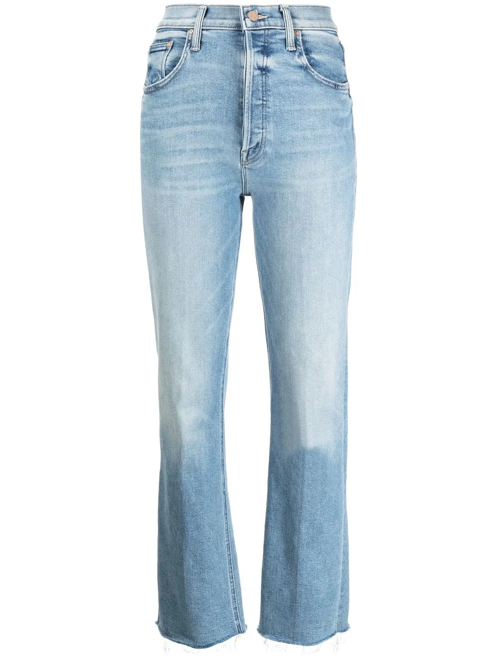 Mother The Tripper Flared Jeans In Blue