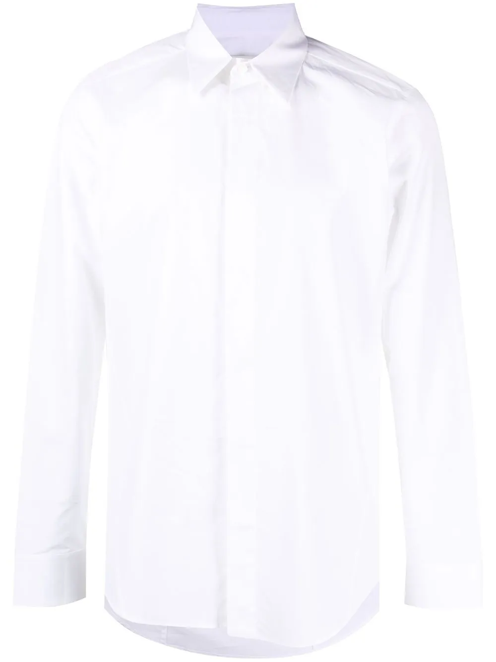 

Lanvin pointed collar buttoned shirt - White