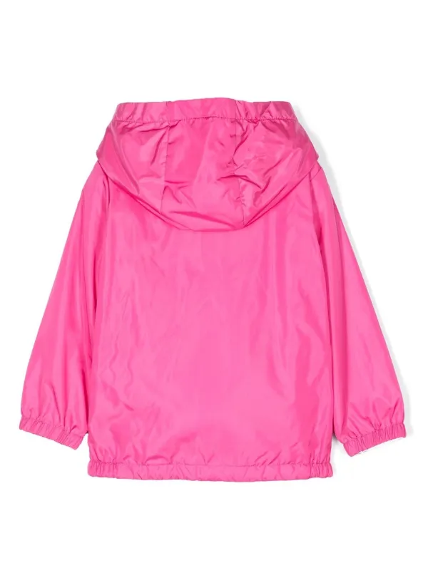 Moncler Enfant フーデッド ジャケット | ピンク | FARFETCH JP