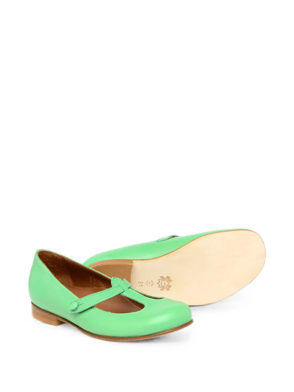 Pépé Kids Lulù ballerina's Groen
