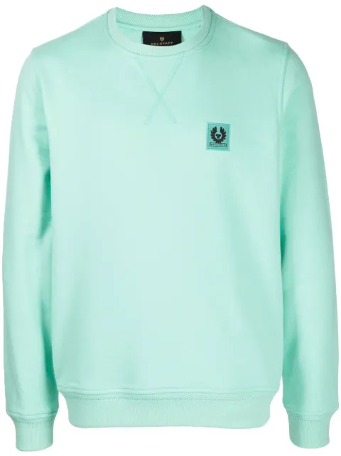 Belstaff sudadera con parche del logo
