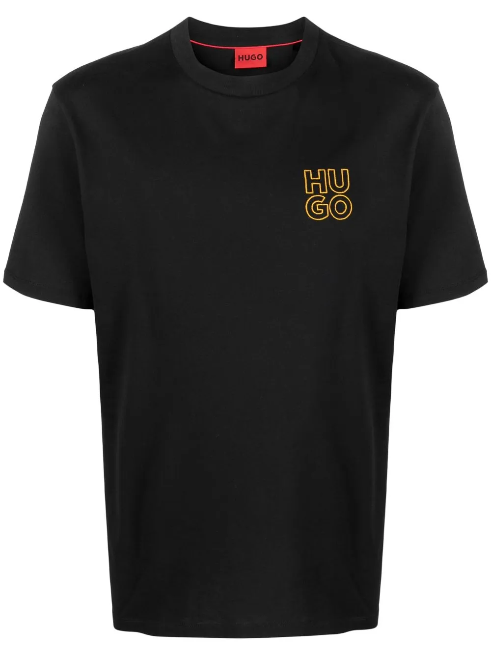 

HUGO embroidered-logo crew-neck T-shirt - Black