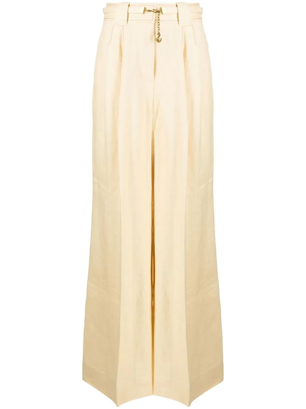 

ZIMMERMANN High Tide wide-leg trousers - Yellow