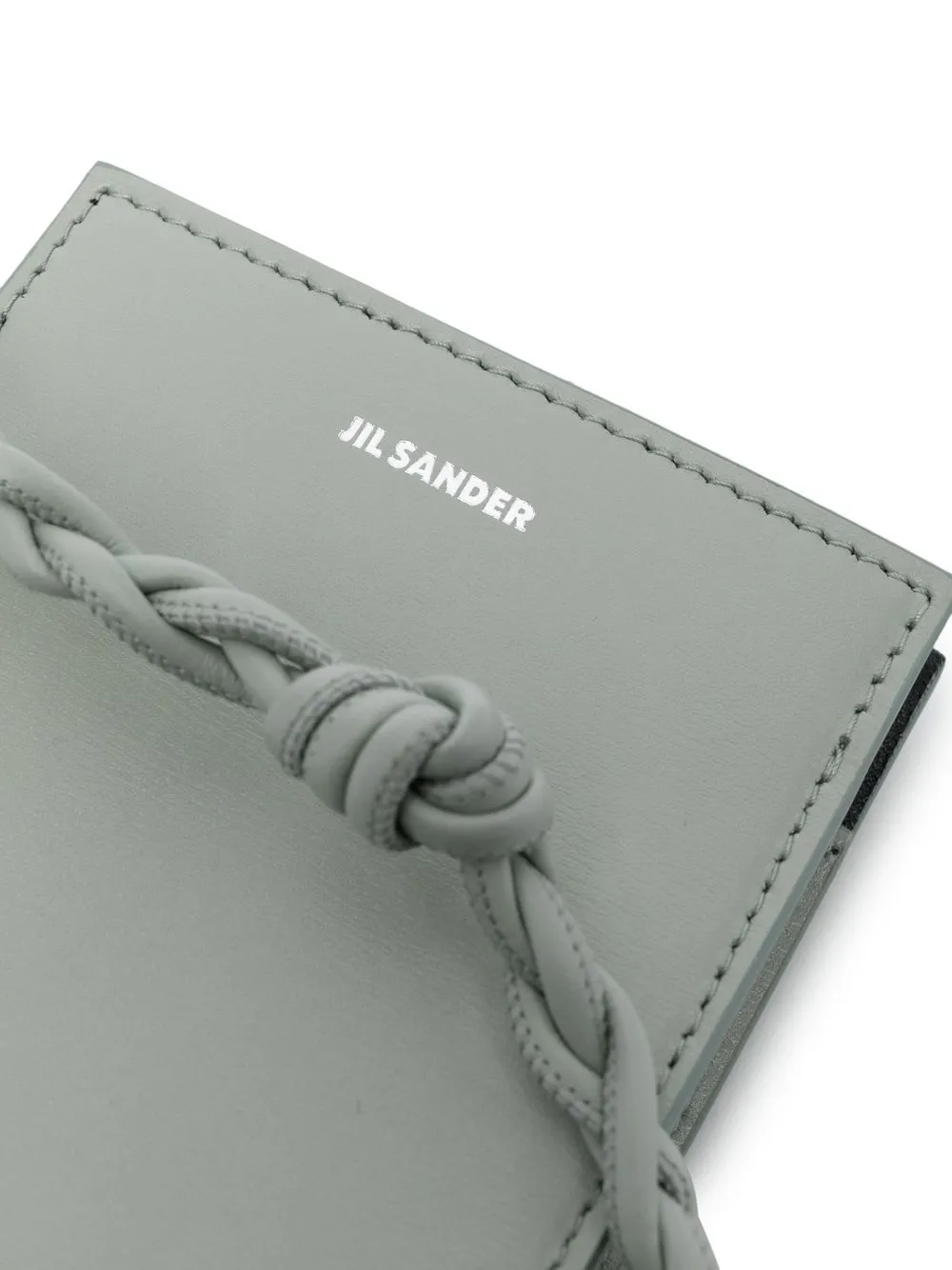 Jil Sander Schultertasche Mit Knotendetail In Green