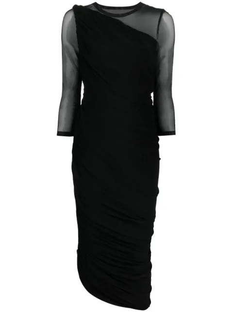 Norma Kamali one-shoulder asymmetric hem dress