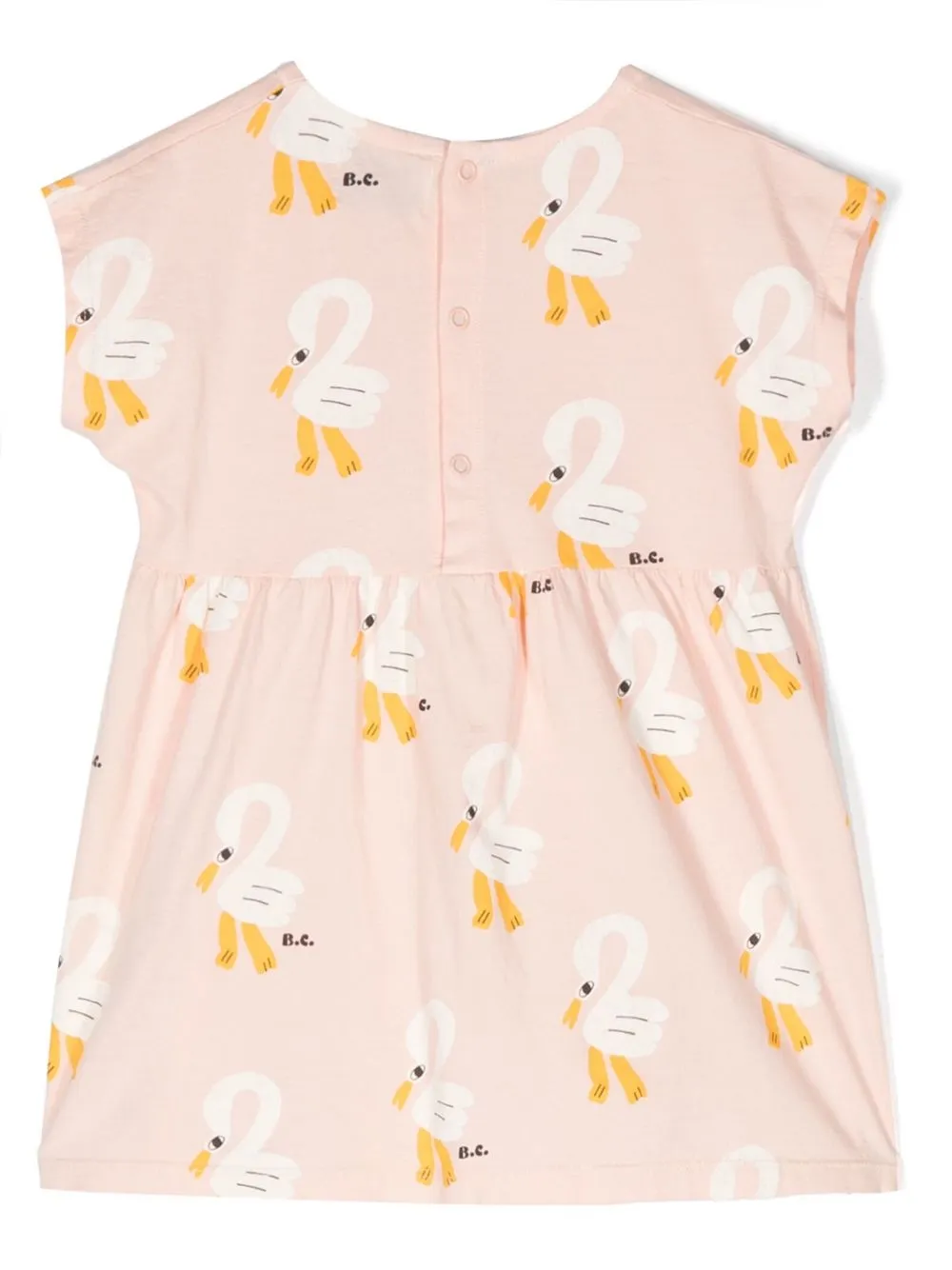 Bobo Choses T-shirtjurk met dierenprint - Roze