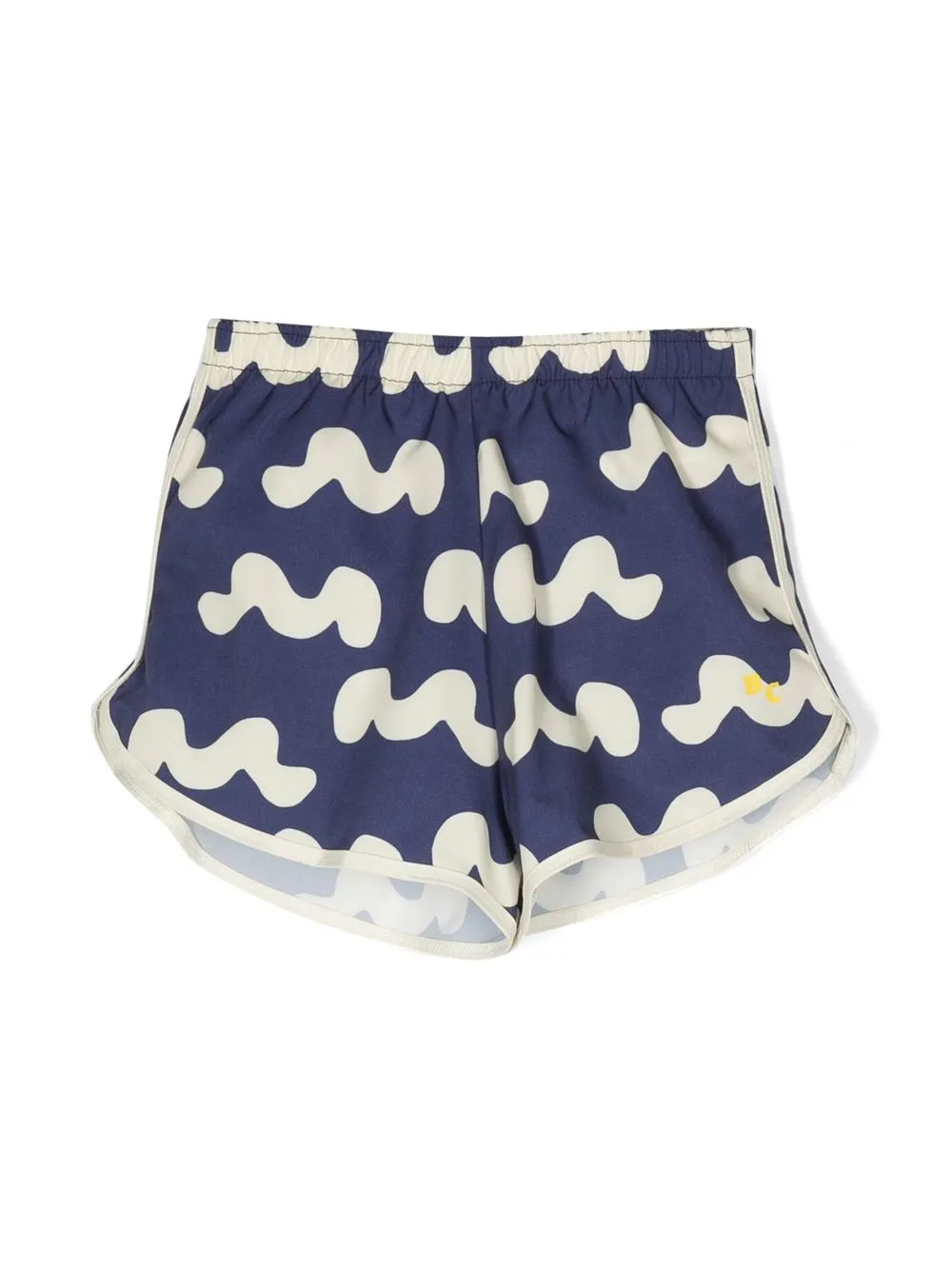 

Bobo Choses shorts de playa con ondas estampadas - Azul