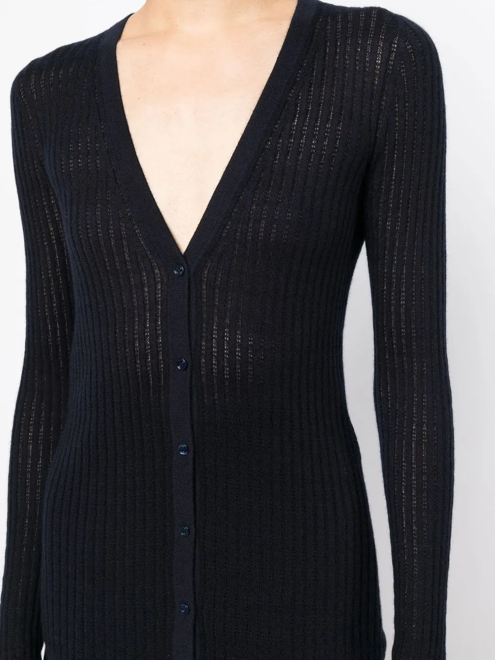 Gabriela Hearst Gestrickter Cardigan In Blue