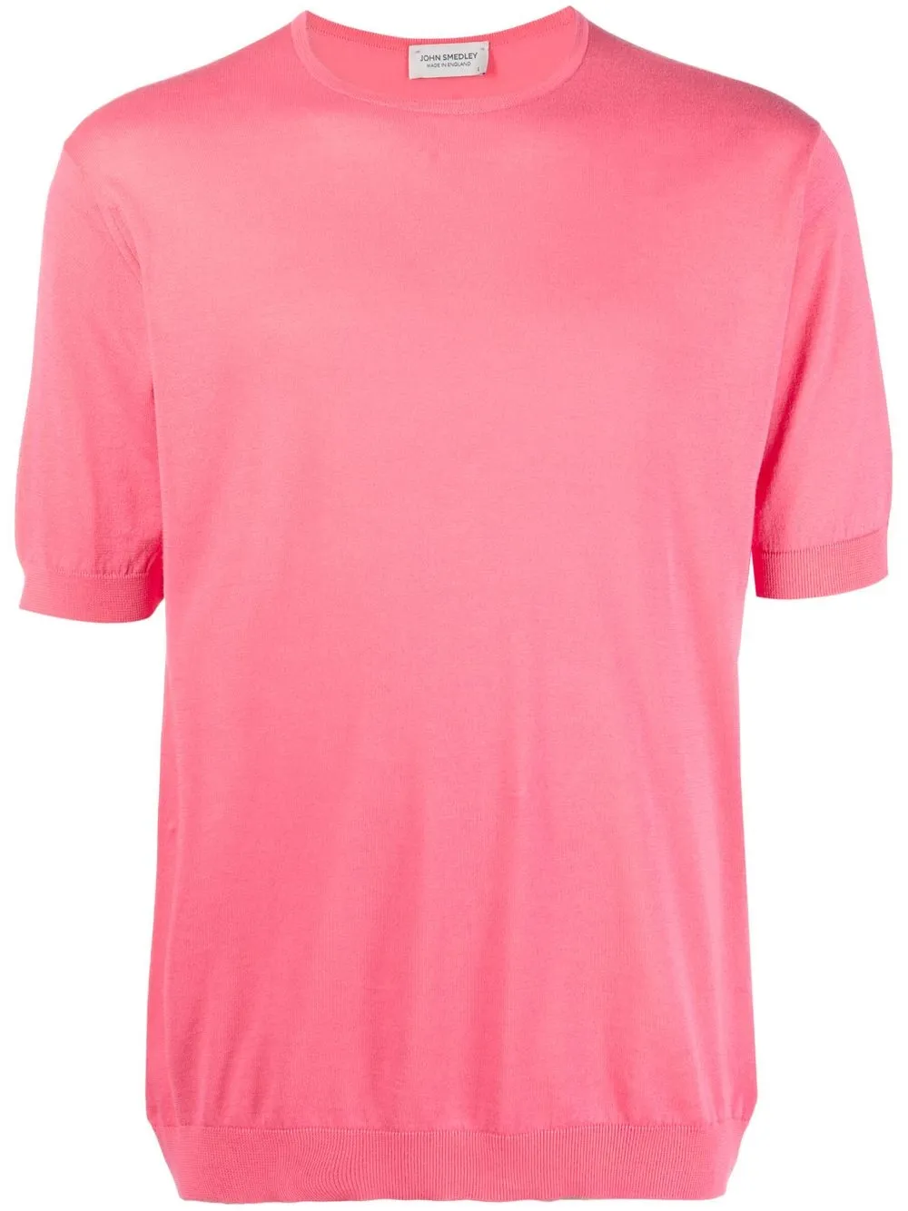 

John Smedley round-neck cotton T-shirt - Pink