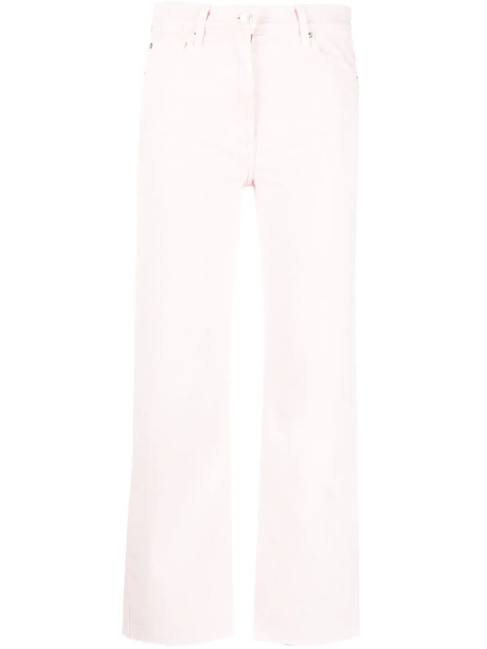 straight-leg cropped jeans