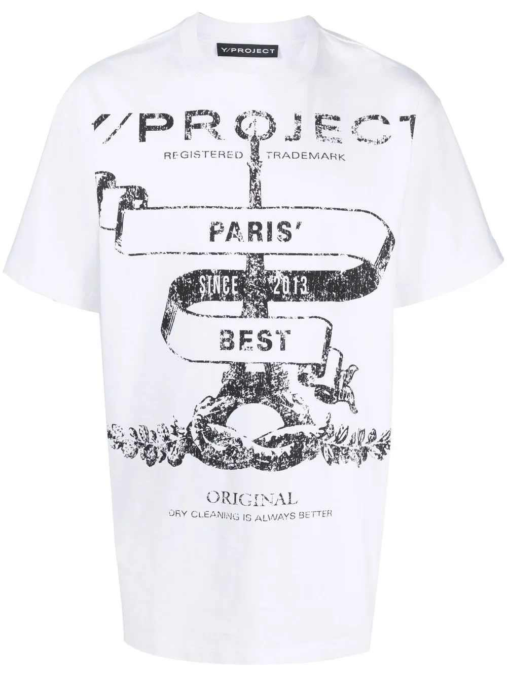 

Y/Project Paris' Best cotton T-shirt - White