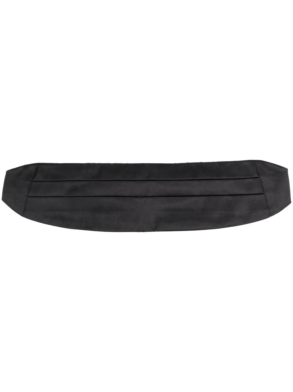 

Ferragamo logo-jacquard silk cravat - Black