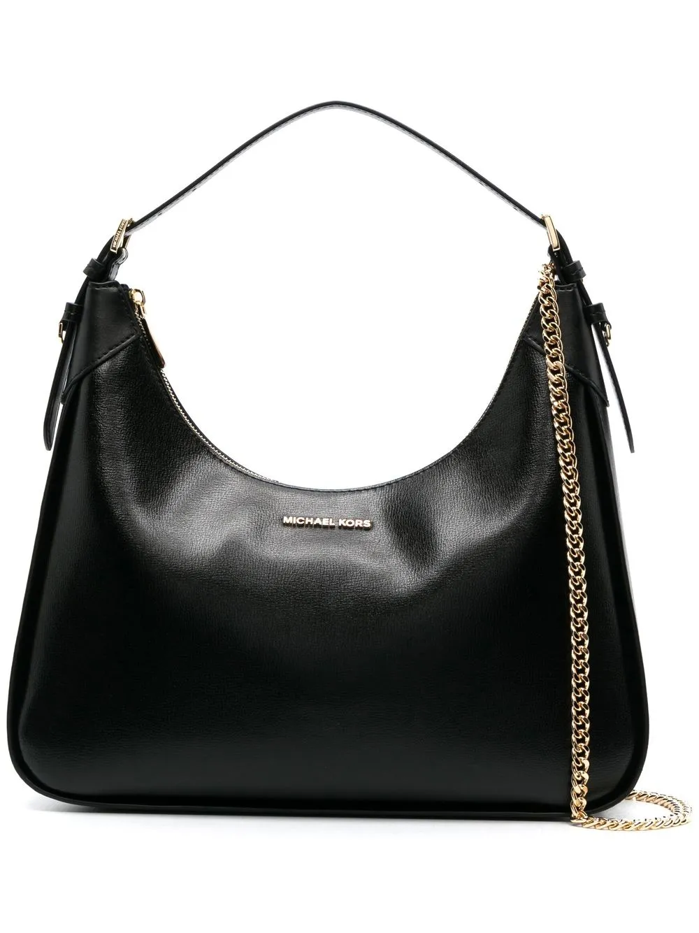 

Michael Michael Kors Wilma leather shoulder bag - Black