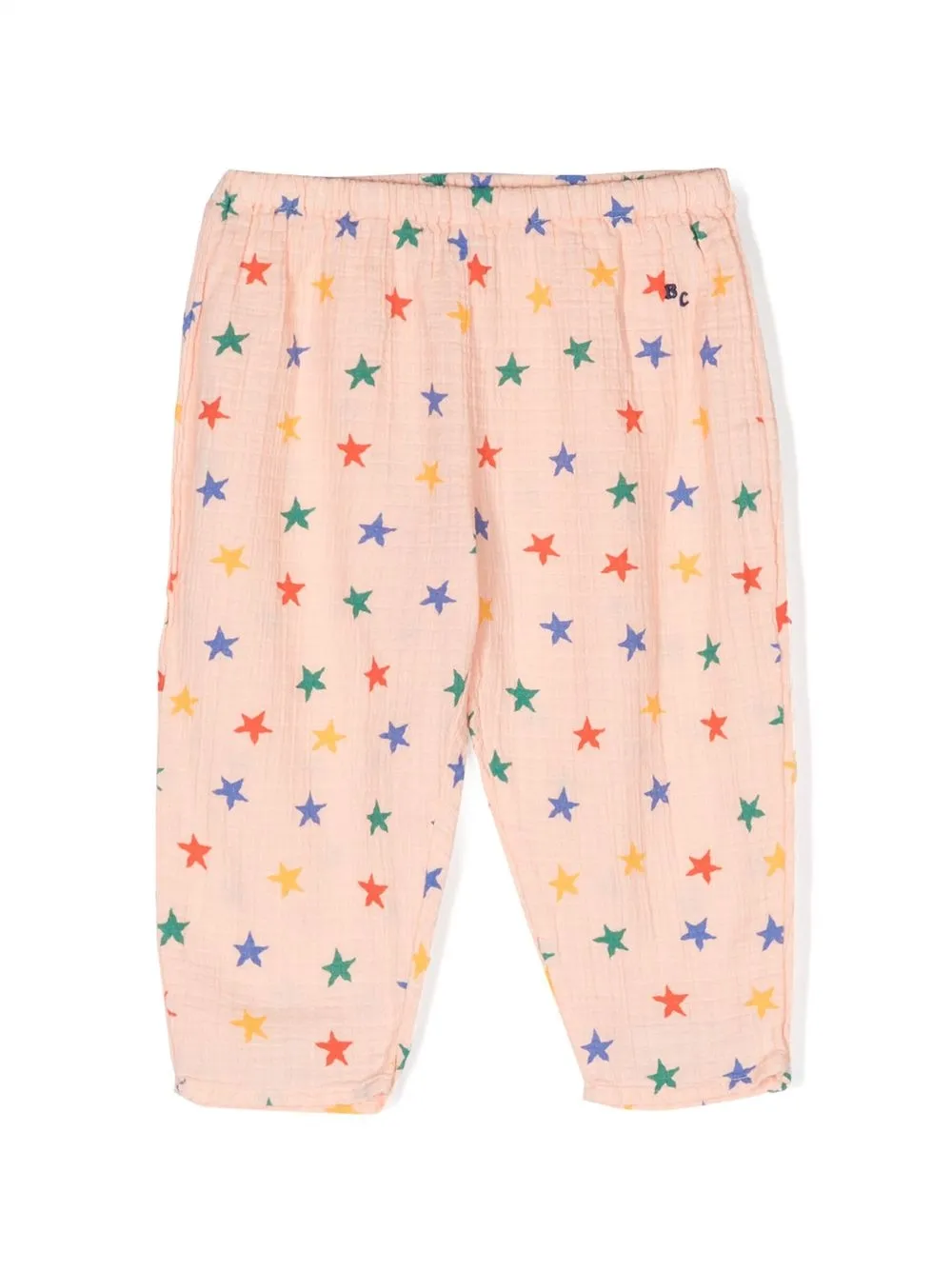 

Bobo Choses star-print waffle trousers - Orange