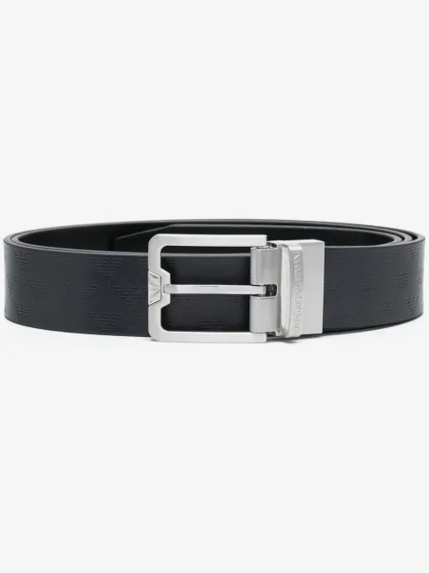 Emporio Armani calf-leather buckled belt