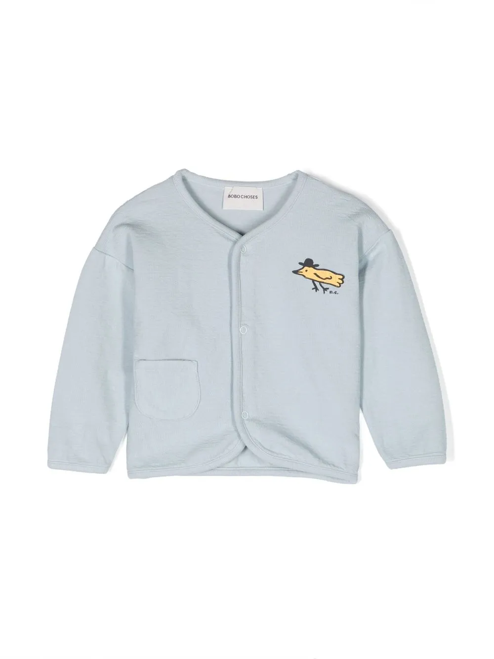 

Bobo Choses bird-print cardigan - Blue