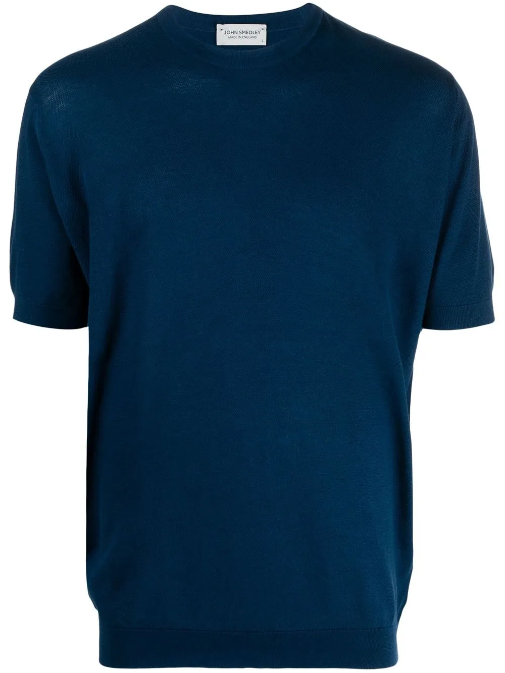 

John Smedley short-sleeve knitted T-shirt - Blue