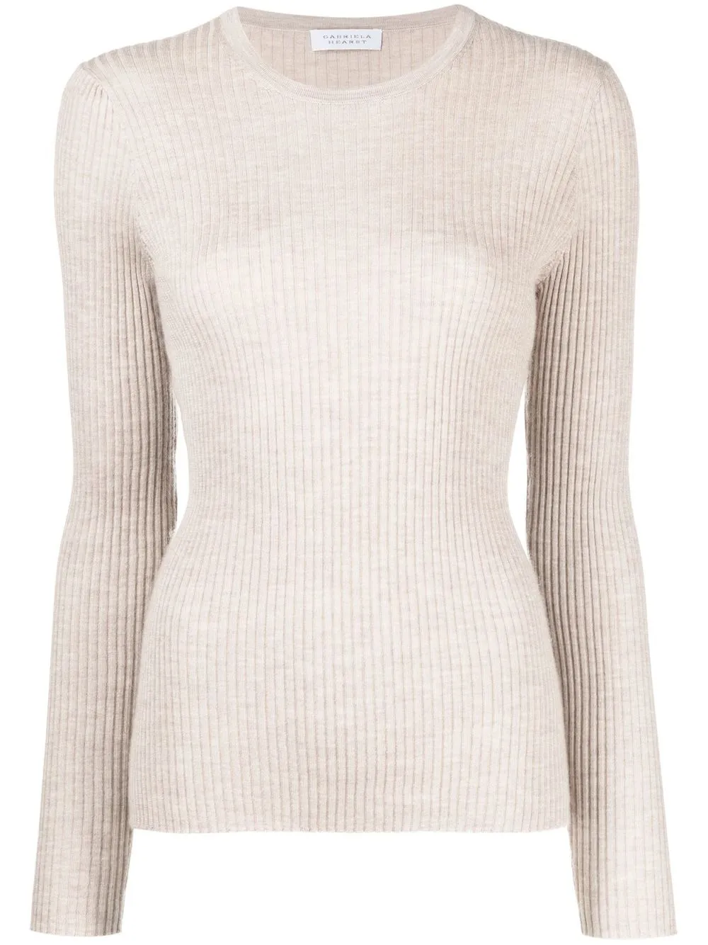 

Gabriela Hearst ribbed-knit jumper - Brown