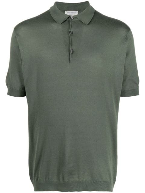 John Smedley short-sleeve polo shirt 