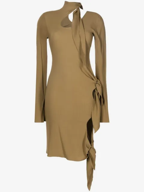 Petar Petrov vestido con detalle de aberturas