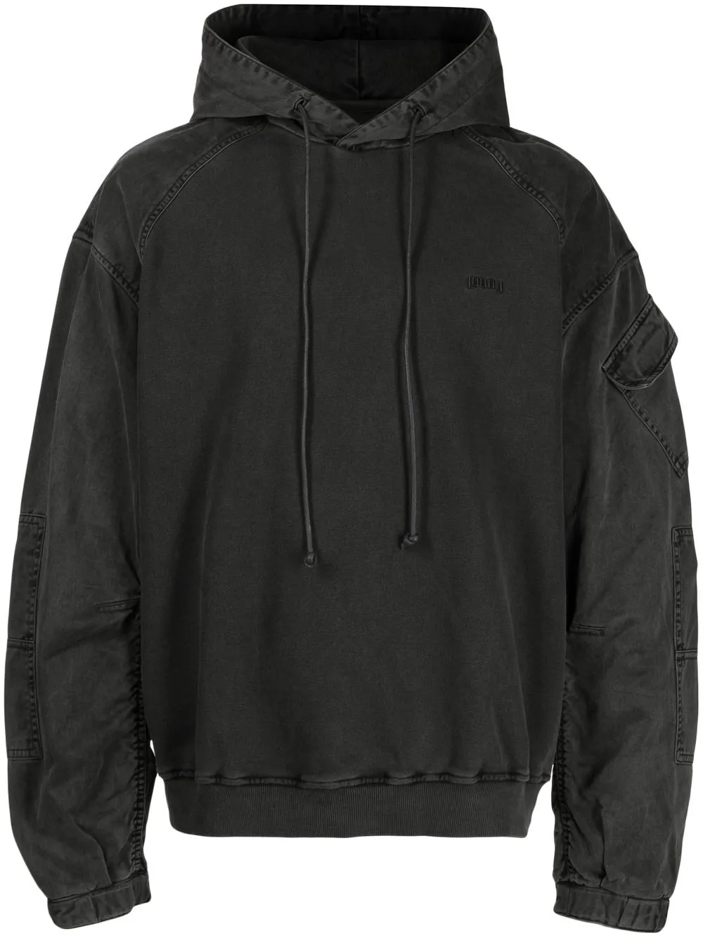 

Juun.J hoodie con bolsillo - Gris