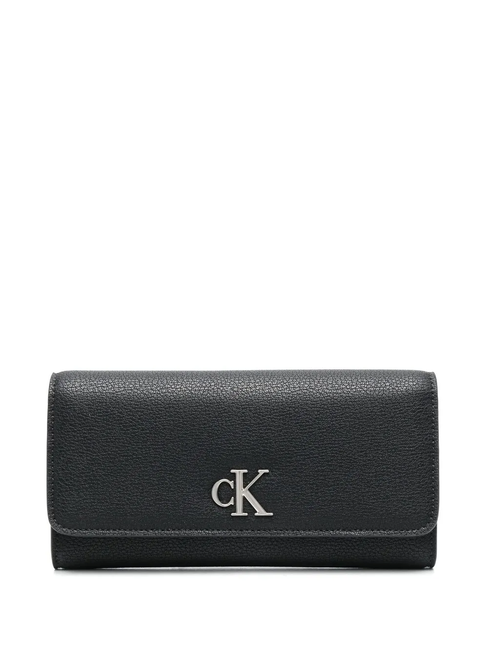 

Calvin Klein logo-plaque leather wallet - Black