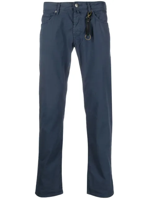 Incotex cotton slim-cut trousers