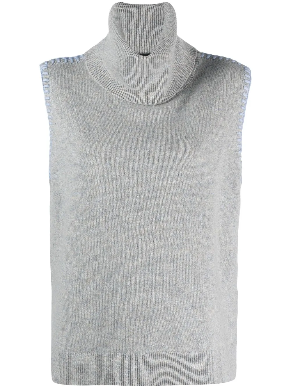 

Theory roll-neck sleeveless top - Grey