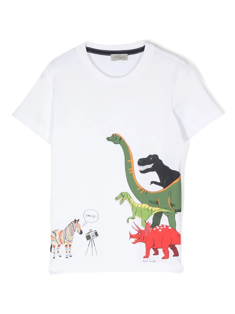 

Paul Smith Junior sketch-motif cotton T-Shirt - White