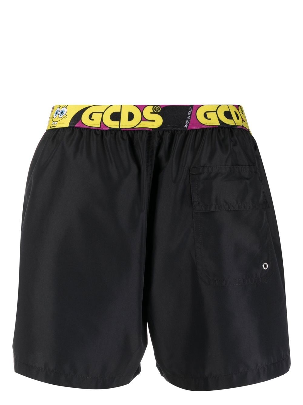 Shop Gcds X Spongebob Swim Shorts In Schwarz