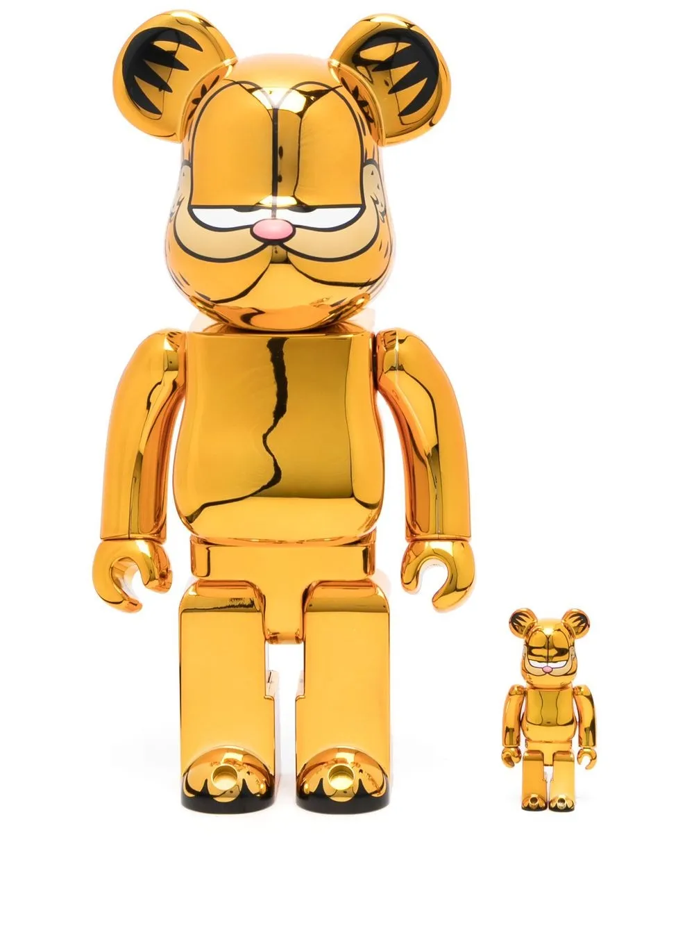 

Medicom Toy Be@rbrick Garfield 100%+400% figure set - Gold