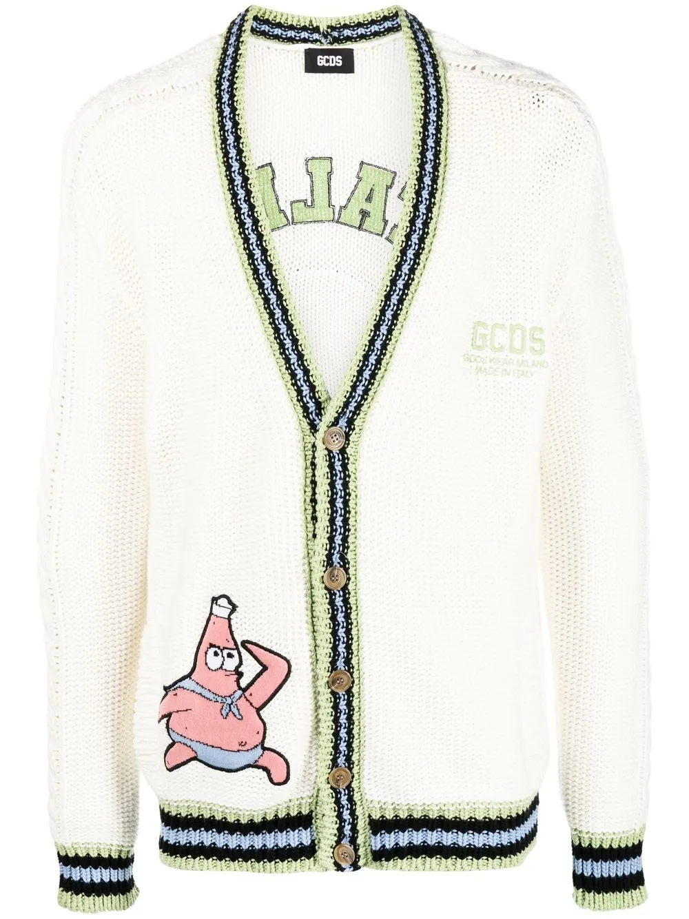 

Gcds Spongebob long sleeve cardigan - White