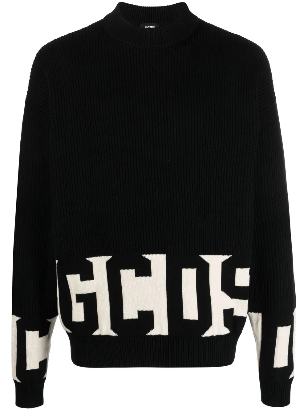 

Gcds logo knit sweatshirt - Black