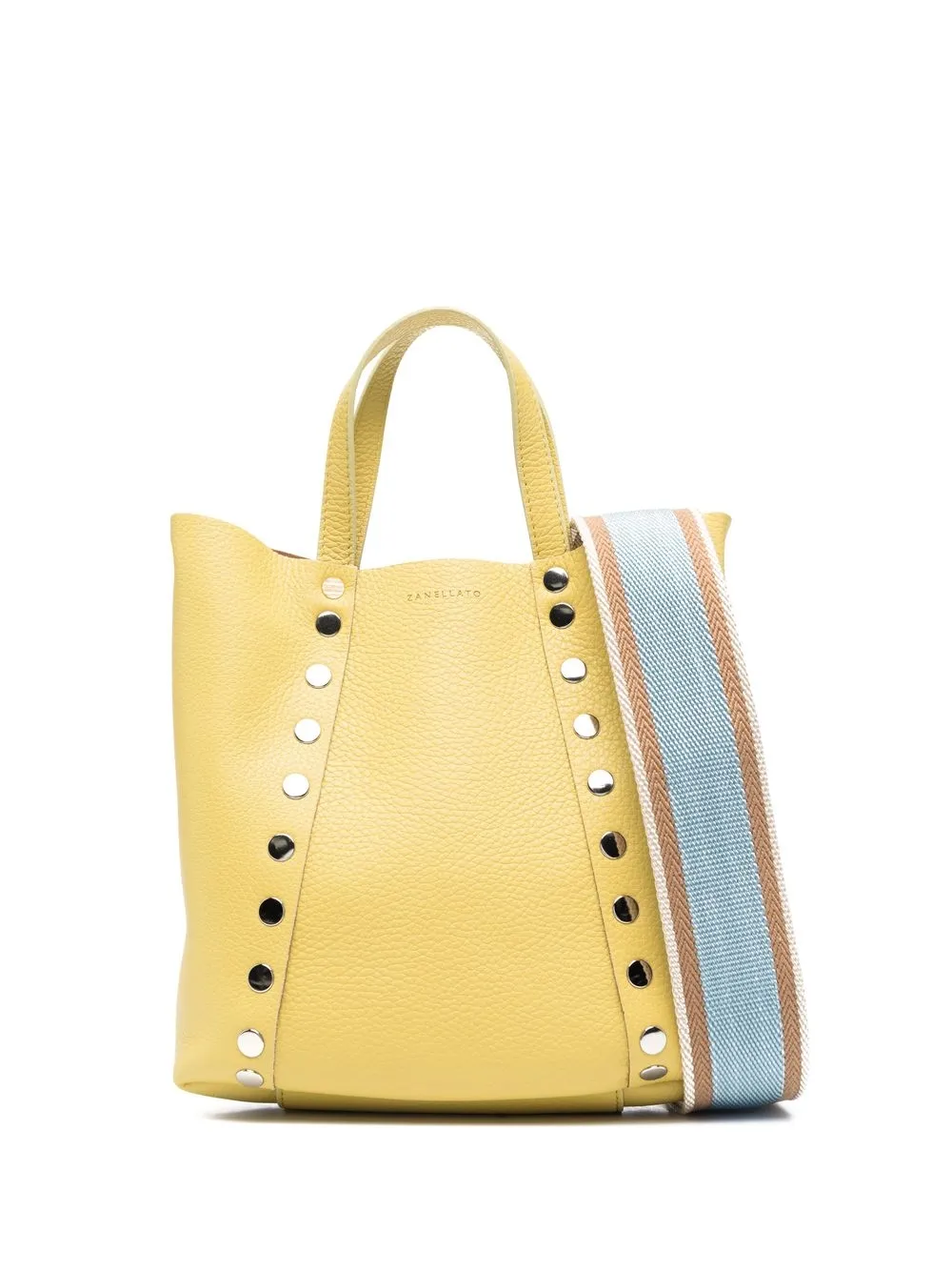 

Zanellato Moretta stud-embellished tote bag - Yellow