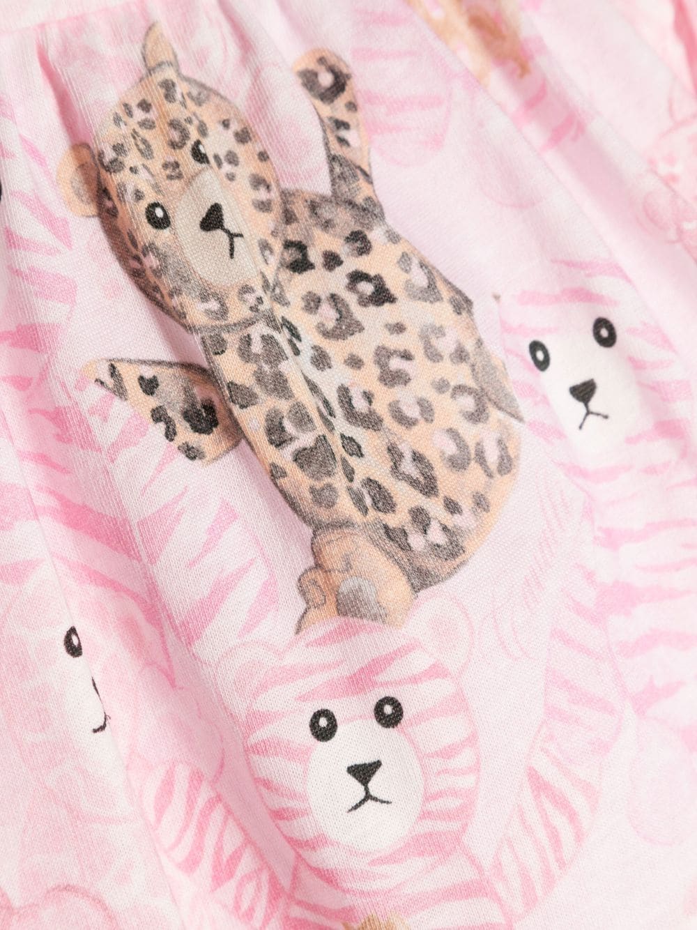 Shop Roberto Cavalli Junior Bear-print Miniskirt In Pink