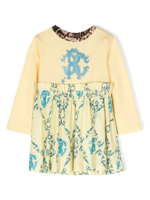Roberto Cavalli Junior long-sleeves cotton dress