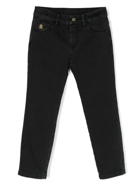 Roberto Cavalli Junior mid-rise stretch trousers