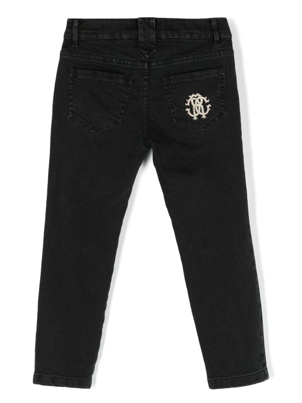 Roberto Cavalli Junior Straight broek - Zwart