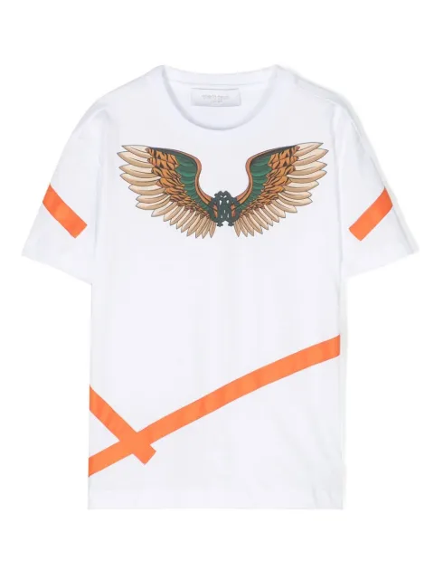 Roberto Cavalli Junior graphic-print cotton T-shirt