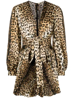 Mini robe online leopard