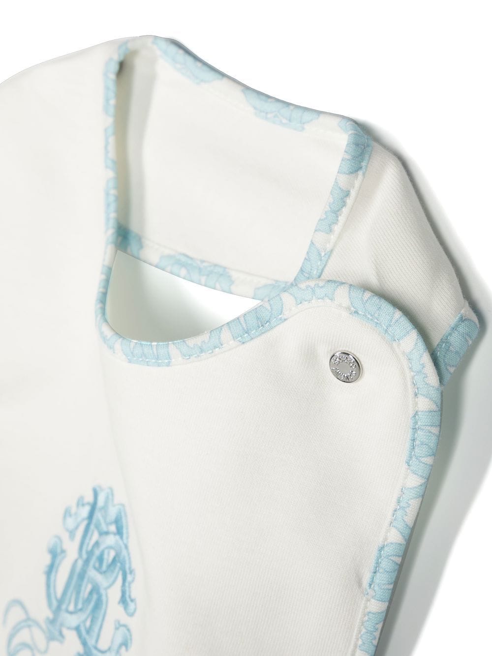 Shop Roberto Cavalli Junior Logo-print Babygrow Set In White
