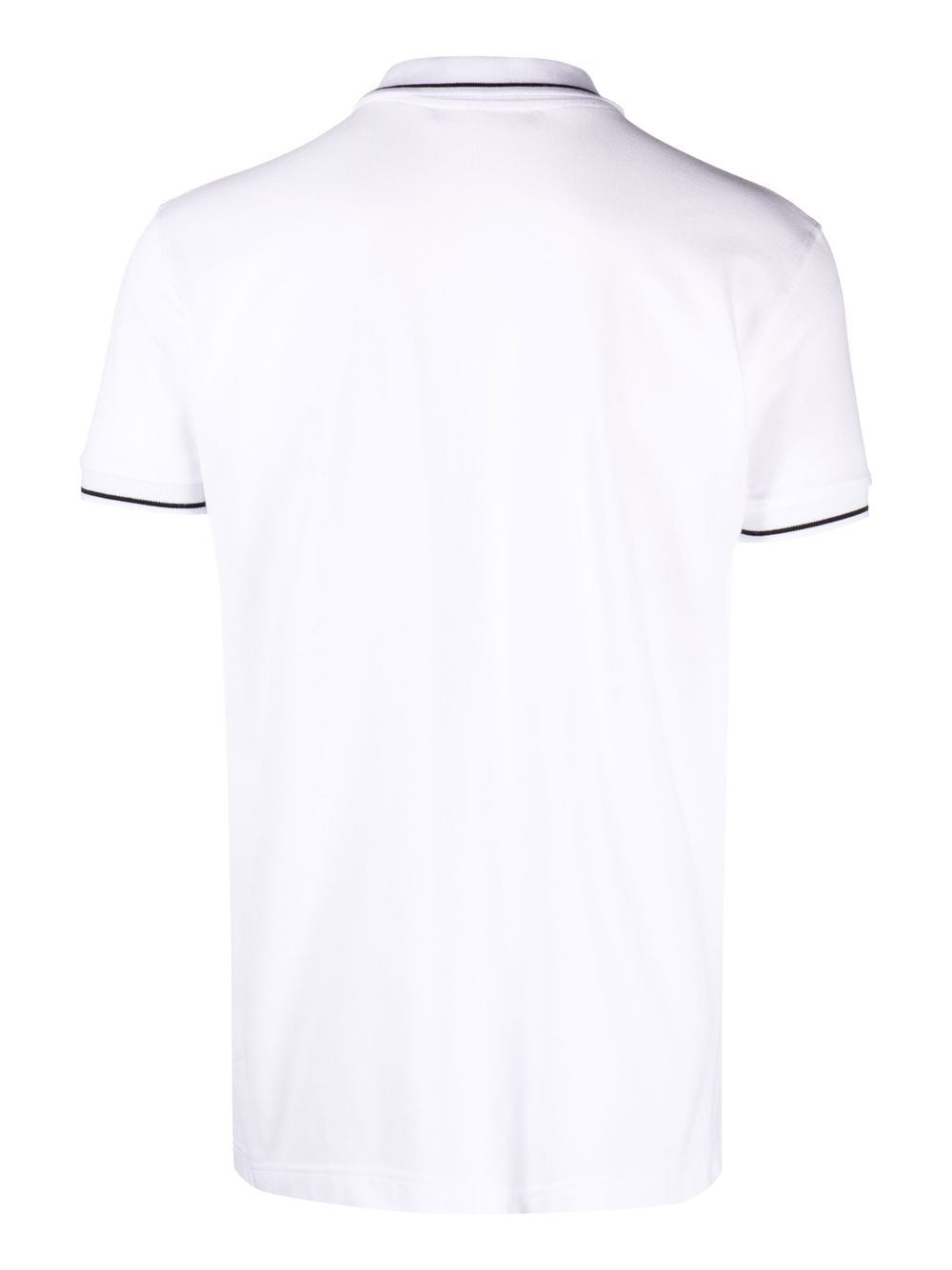 Shop Roberto Cavalli Embroidered-logo Polo Shirt In White