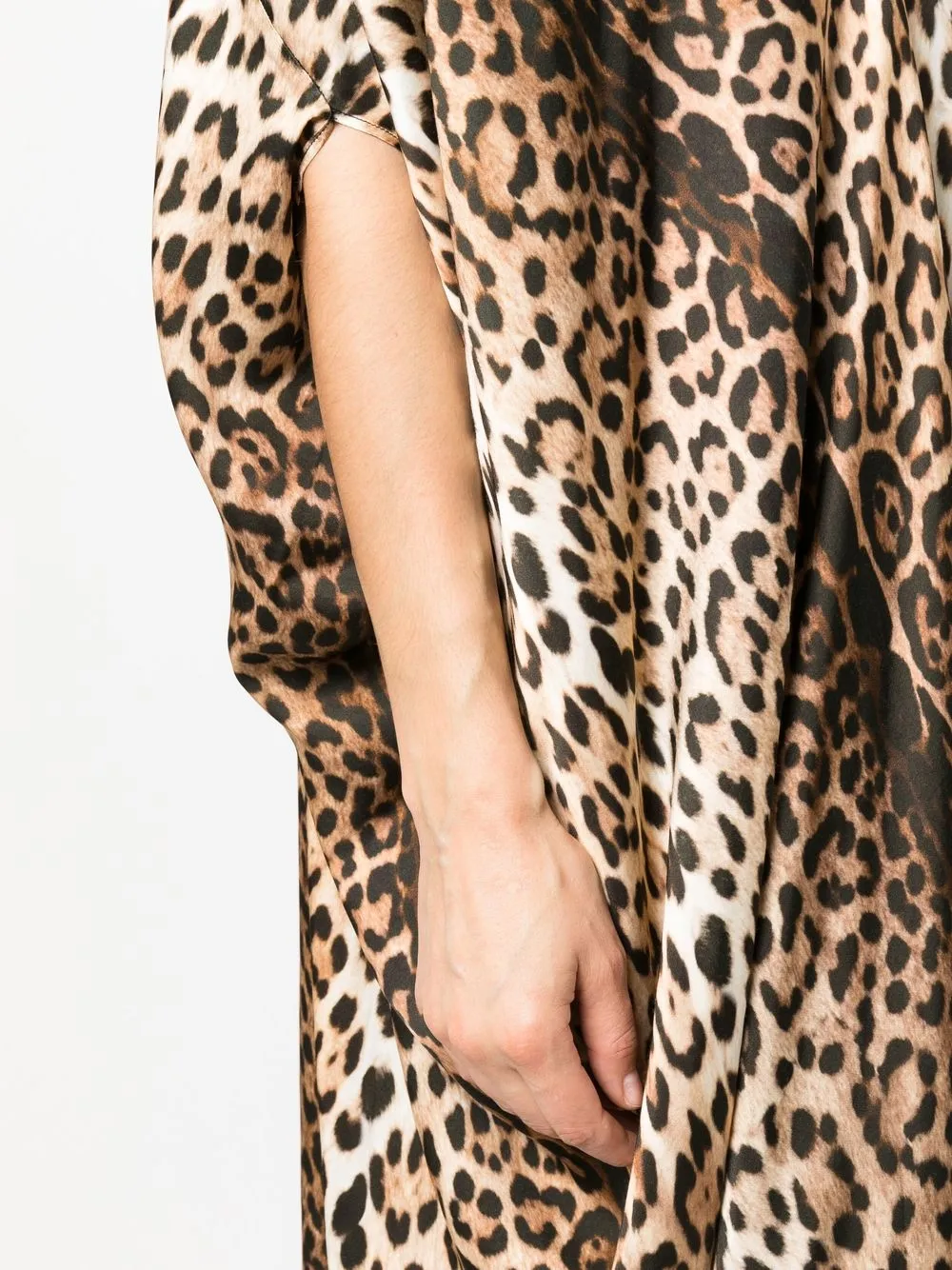 Shop Roberto Cavalli Leopard-print Dress In Neutrals