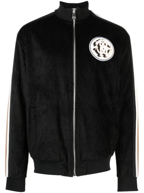 Roberto Cavalli logo-patch track jacket
